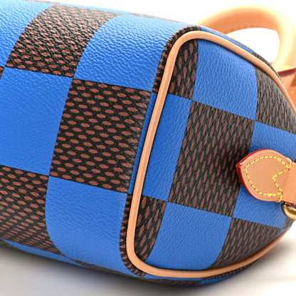 Louis Vuitton Damier Pop Speedy Bandouliere 18 Blue 7 of 8