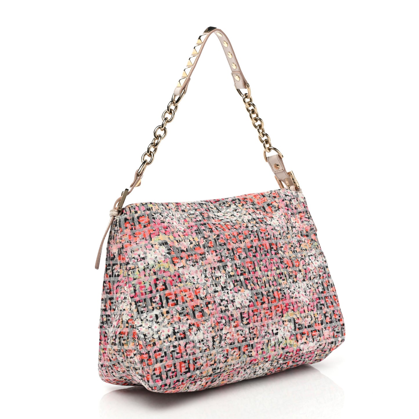 ENDI Zucchino Vitello Floral Studded Forever Mama Baguette Rosa Papaya Rosa Confetto
