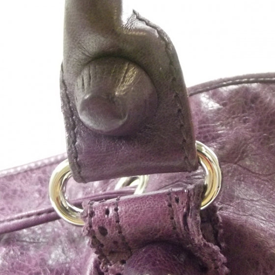 Agneau Giant Brogues Hardware Pompon Raisin