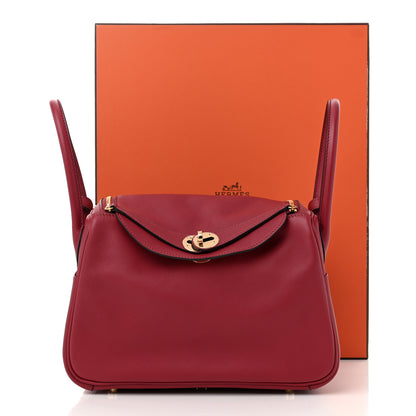Hermes Swift Verso Lindy 26 Rouge Grenat Orange 11 of 11