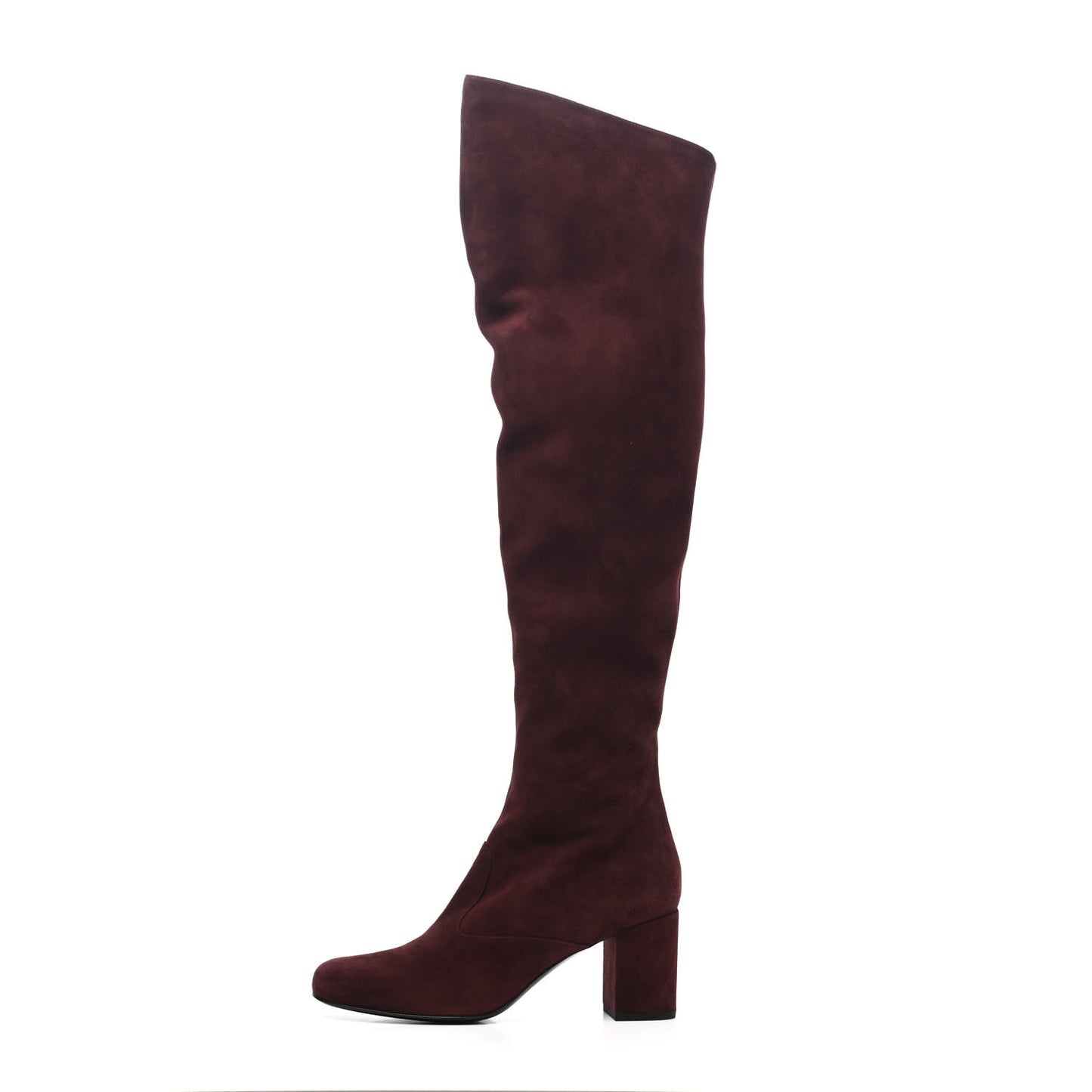 Suede Babies Over The Knee Boots 36 Amaranto