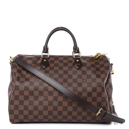 Louis Vuitton Damier Ebene Speedy Bandouliere 35 1 of 21