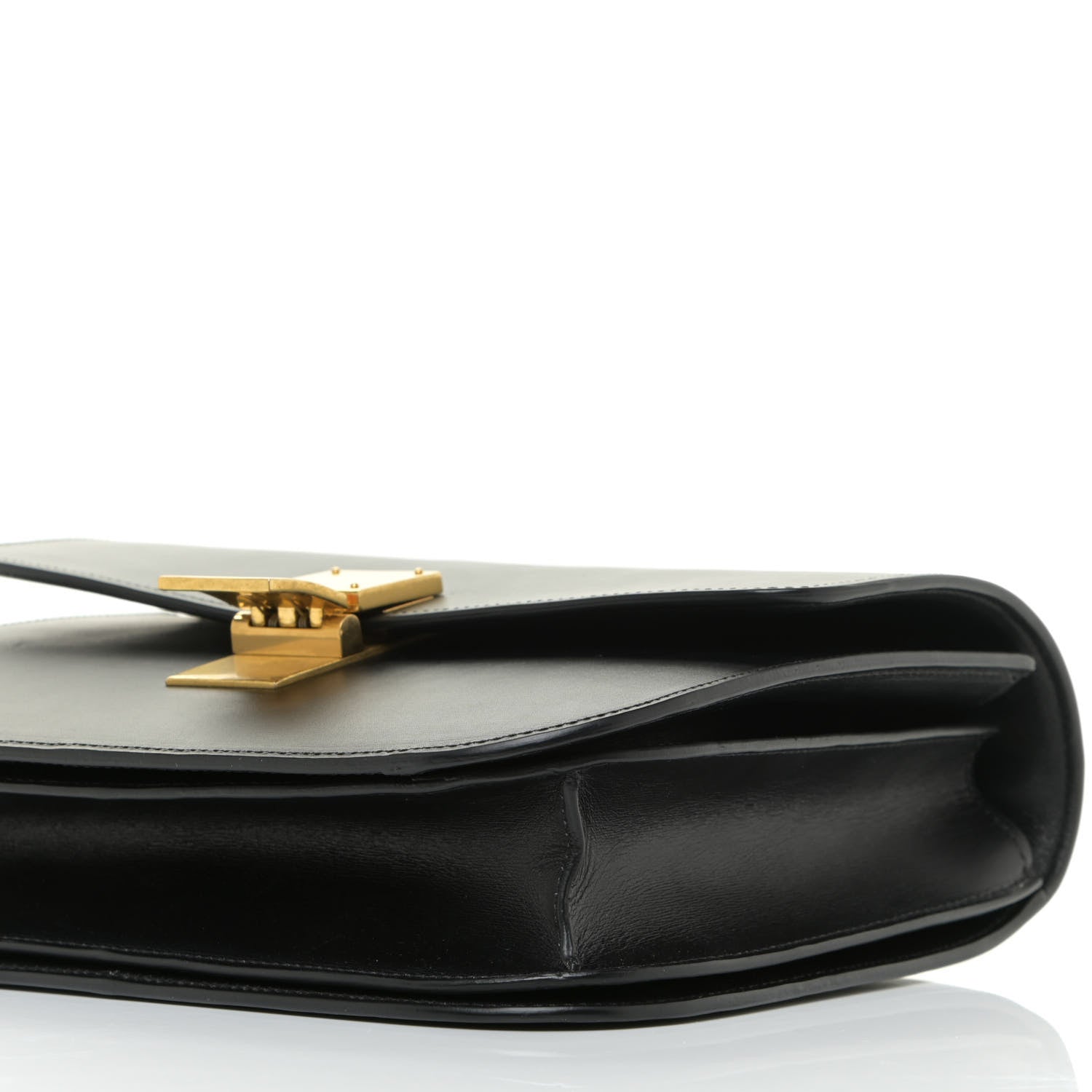 Celine Box Calfskin Medium Classic Box Flap Bag Black 9 of 14