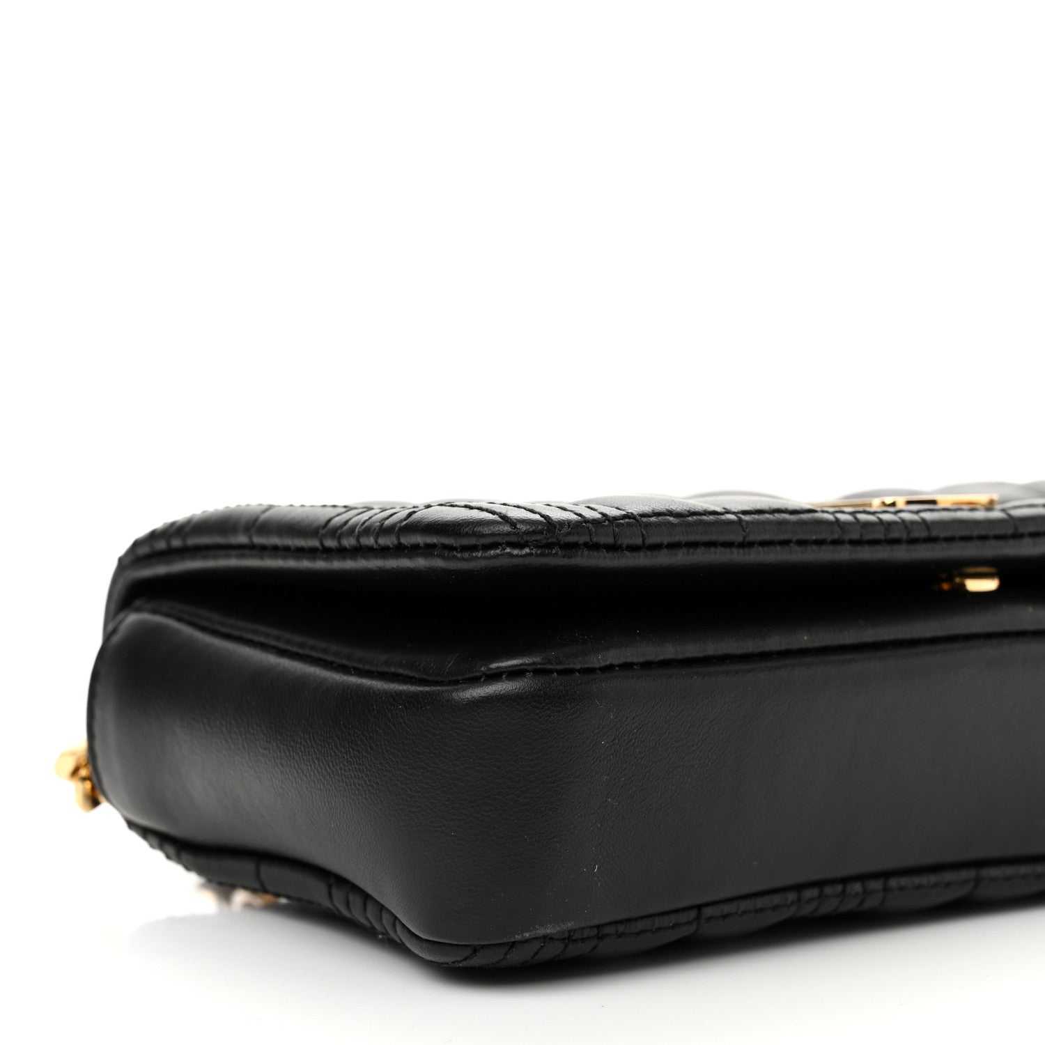 Burberry Lambskin Quilted Mini Lola Bag Black 7 of 8