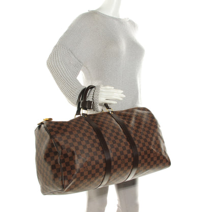 Louis Vuitton Damier Ebene Keepall 50 2 of 9