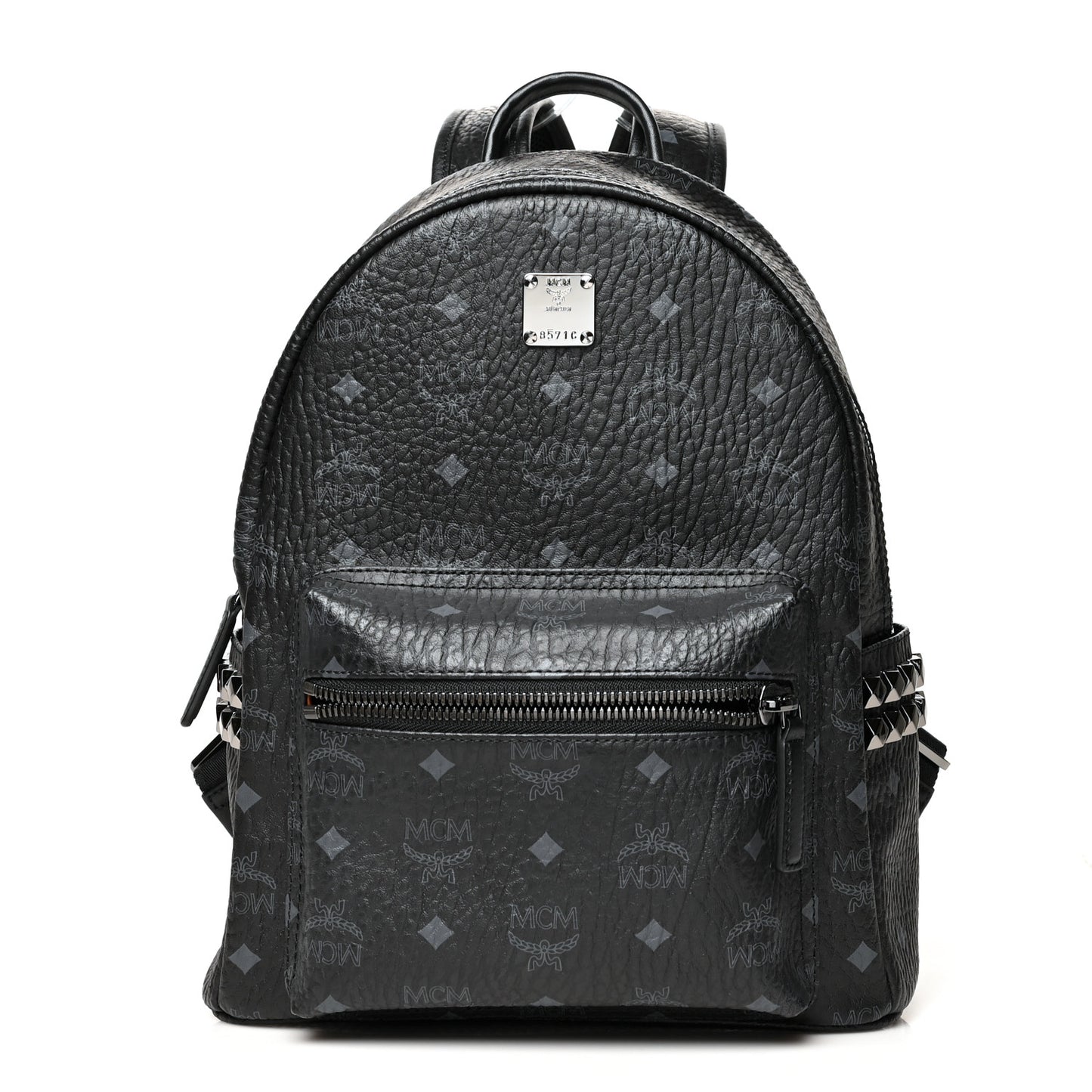Visetos Small Side Stud Stark Backpack Black
