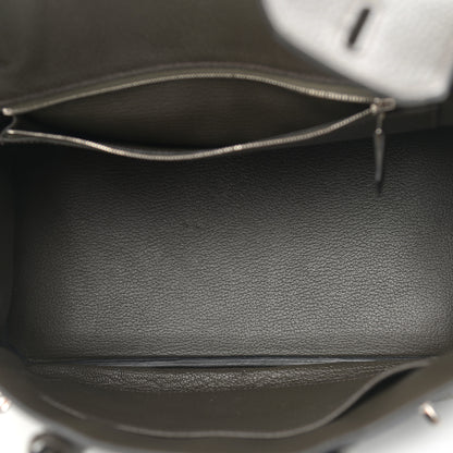 Hermes Taurillon Clemence Birkin 30 Vert Bronze 5 of 15