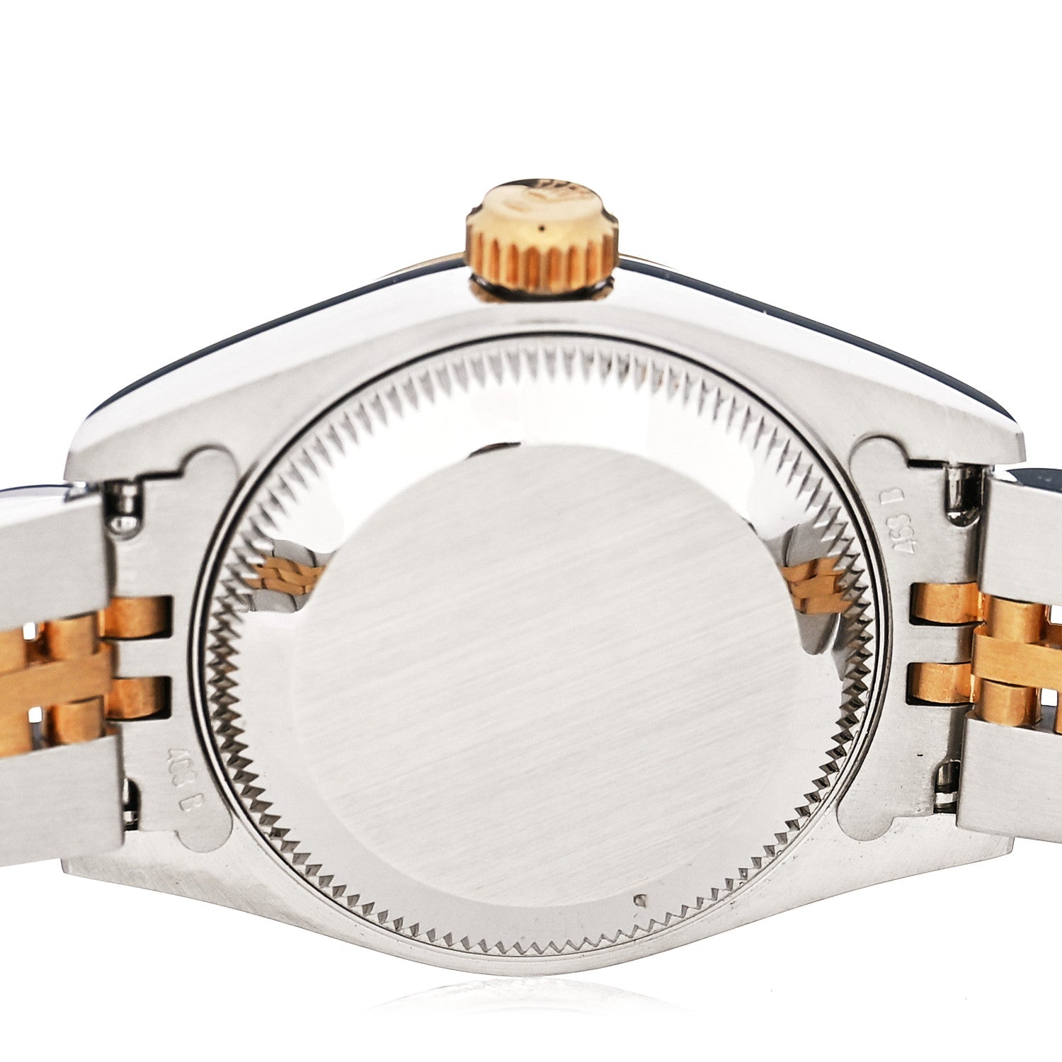 Rolex Stainless Steel 18K Yellow Gold Diamond 26mm Oyster Perpetual Datejust Watch Champagne Jubilee 69173 4 of 4