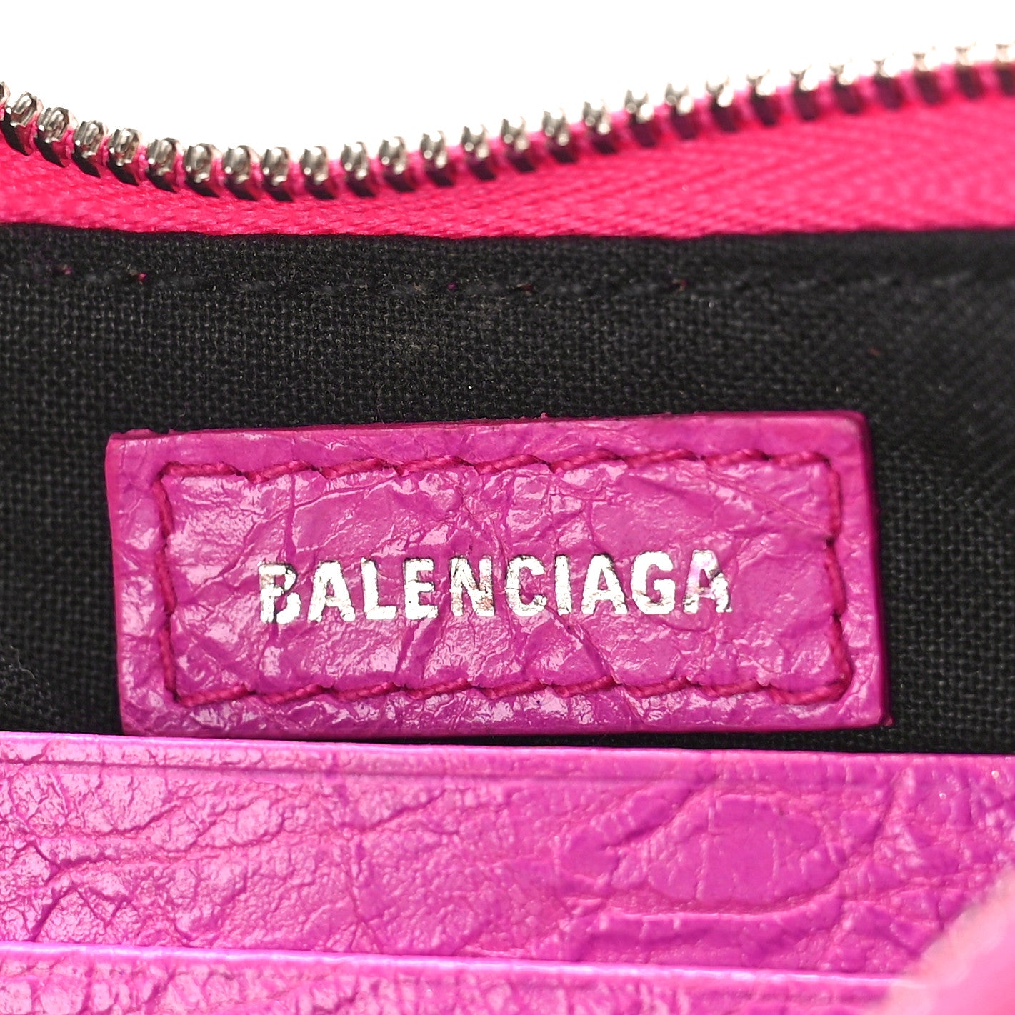 Balenciaga Agneau Arena Le Cagole Mini Purse With Chain Lipstick Pink 6 of 10