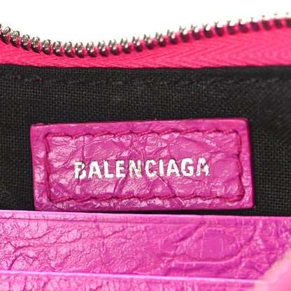 Balenciaga Agneau Arena Le Cagole Mini Purse With Chain Lipstick Pink 6 of 10