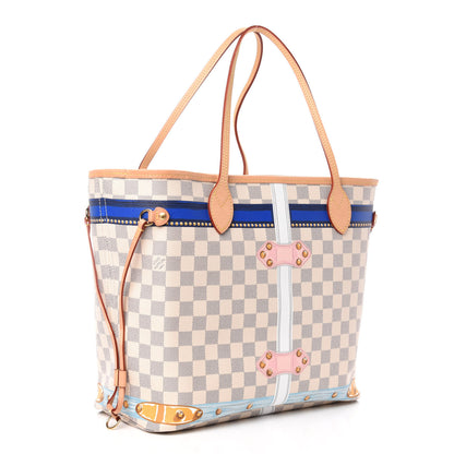 Louis Vuitton Damier Azur Summer Trunks Forte Dei Marmi Neo Neverfull MM 4 of 15