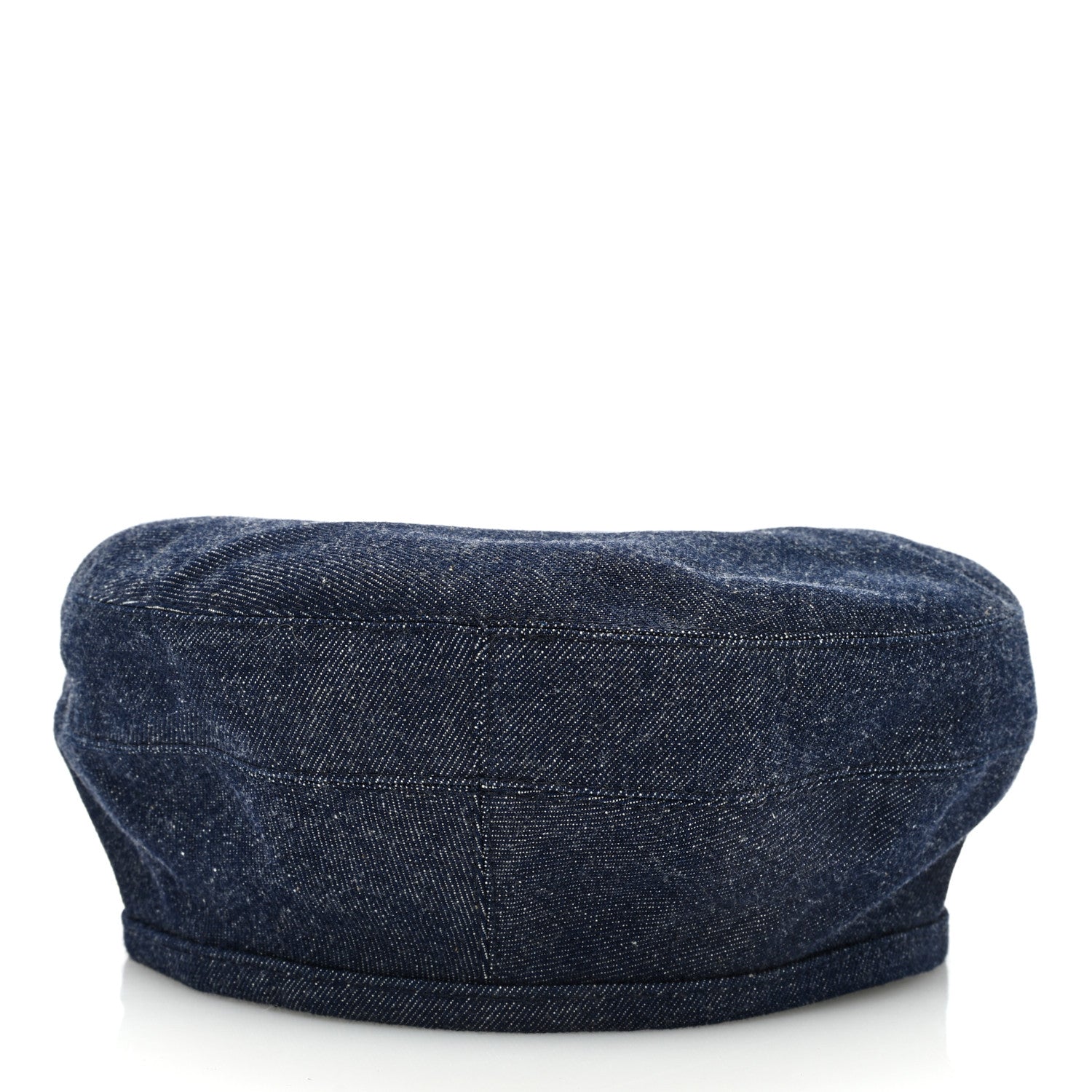 Hermes Denim Femme Saint Honore Beret 56 Indigo 5 of 8