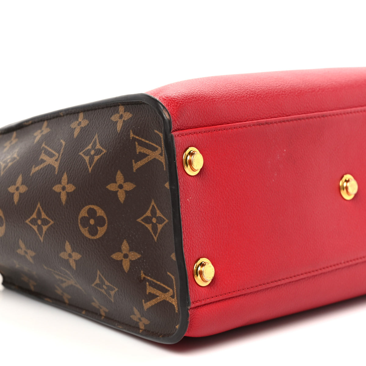 Calfskin Monogram On My Side Pirate Red