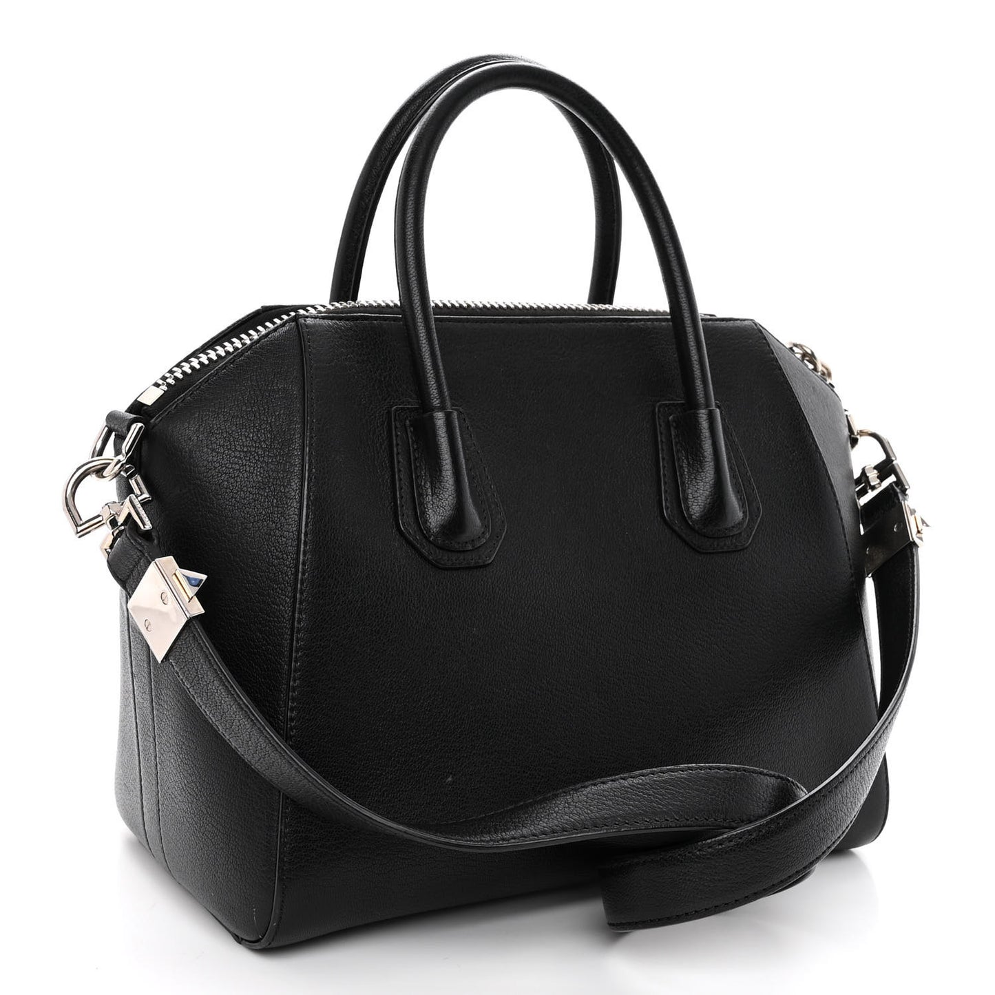 Sugar Goatskin Small Antigona Black
