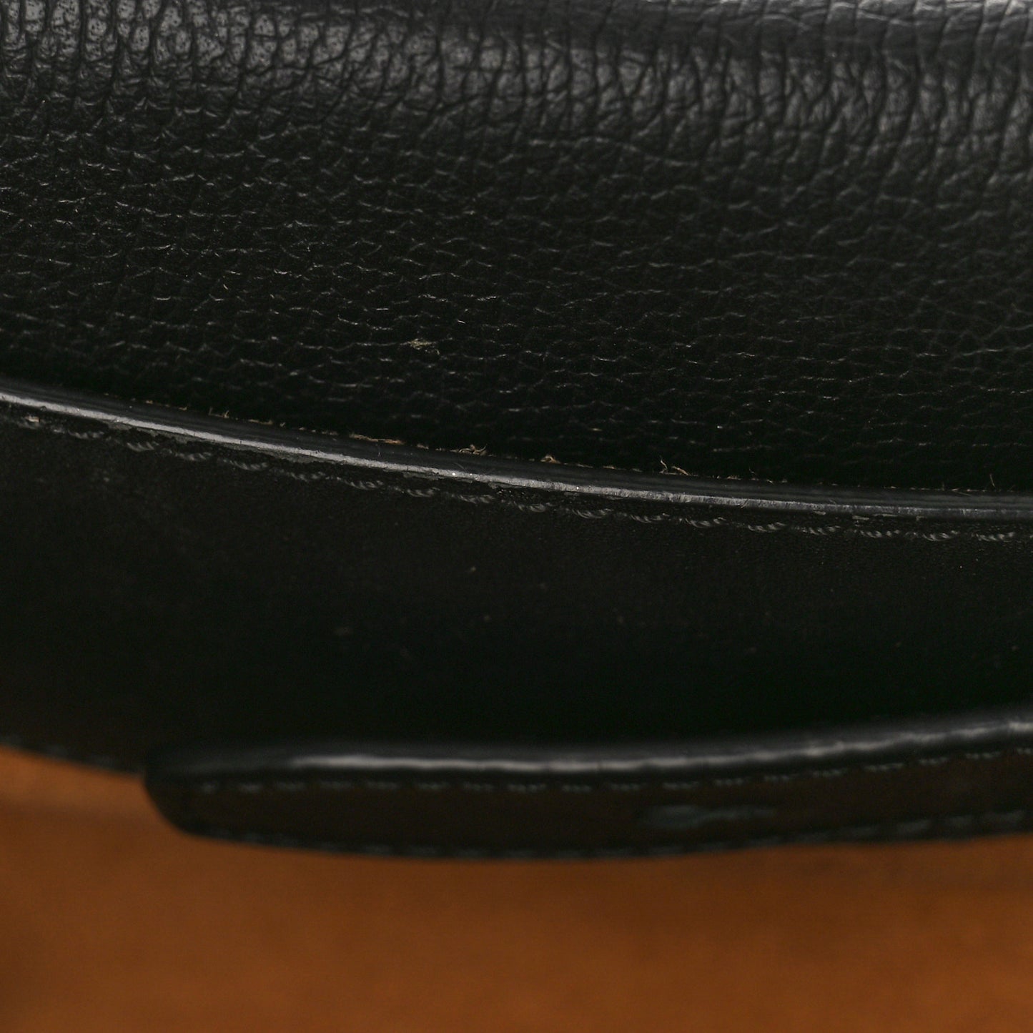 Grained Calfskin Large Milla Tote Black