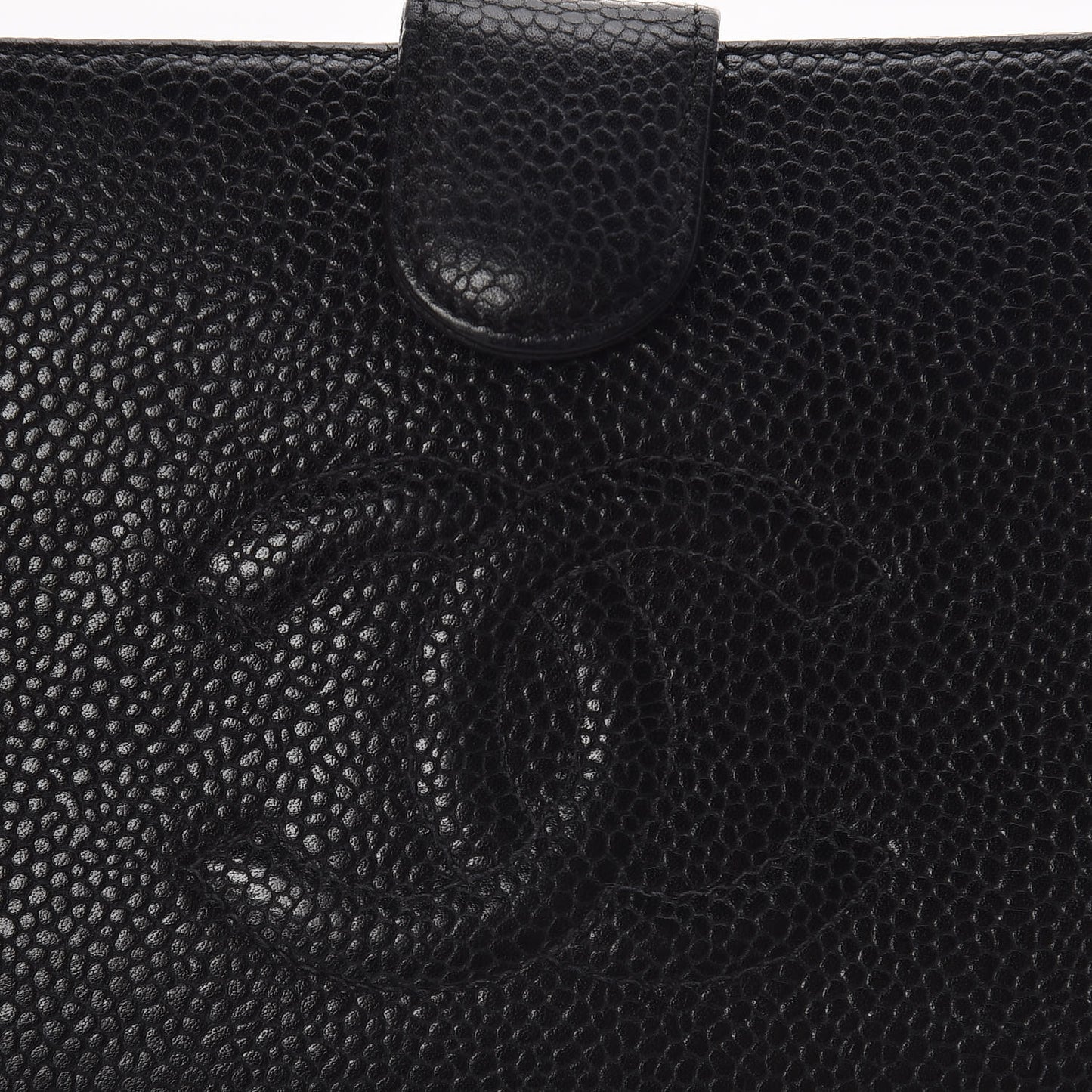 Caviar Timeless CC French Wallet Black