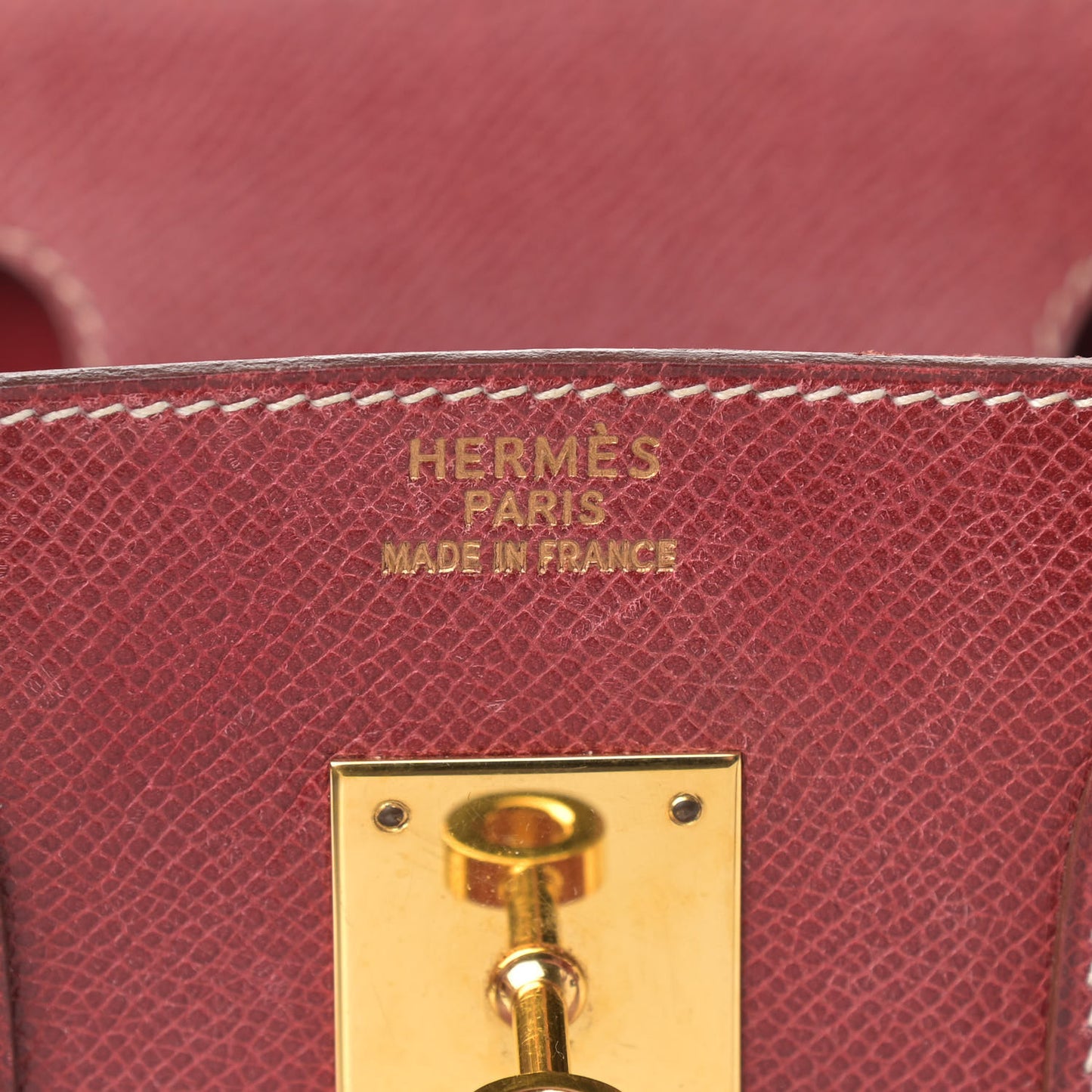 Veau Lisse Birkin 30 Rouge H