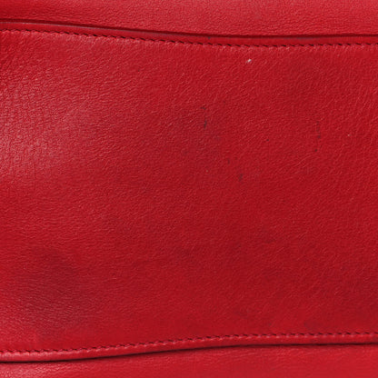 Prada Saffiano City Calfskin Bi-Color Tote Fuoco Black 20 of 20