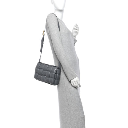 Bottega Veneta Nappa Maxi Intreccio Padded Cassette Crossbody Bag Thunder 2 of 14
