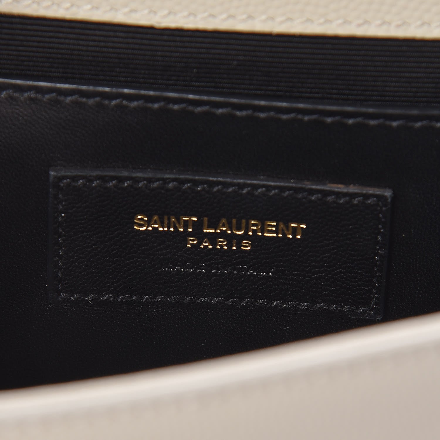 Saint Laurent Grain De Poudre Classic Monogram Kate Clutch Porcellana 8 of 11