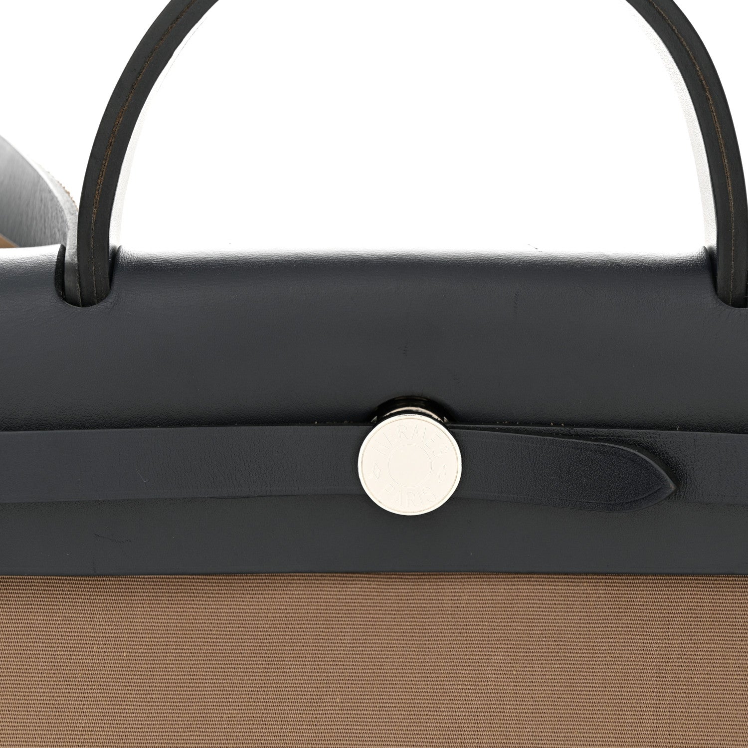 Hermes Vache Hunter Toile Herbag Zip 31 PM Etoupe Ebene 11 of 11