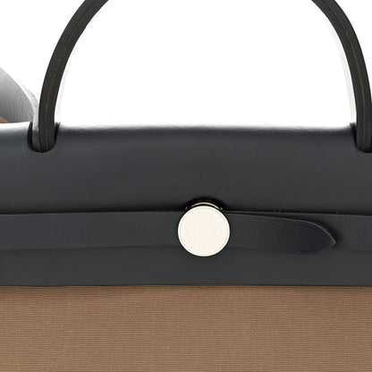 Hermes Vache Hunter Toile Herbag Zip 31 PM Etoupe Ebene 11 of 11