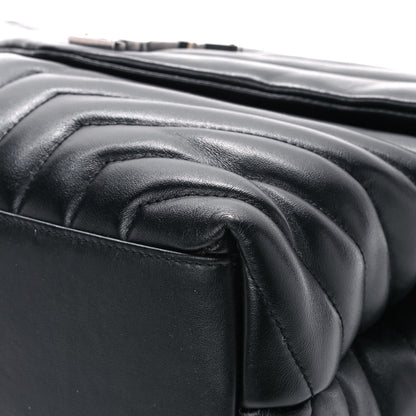 Saint Laurent Calfskin Y Quilted Monogram Medium Loulou Chain Satchel Black 11 of 16