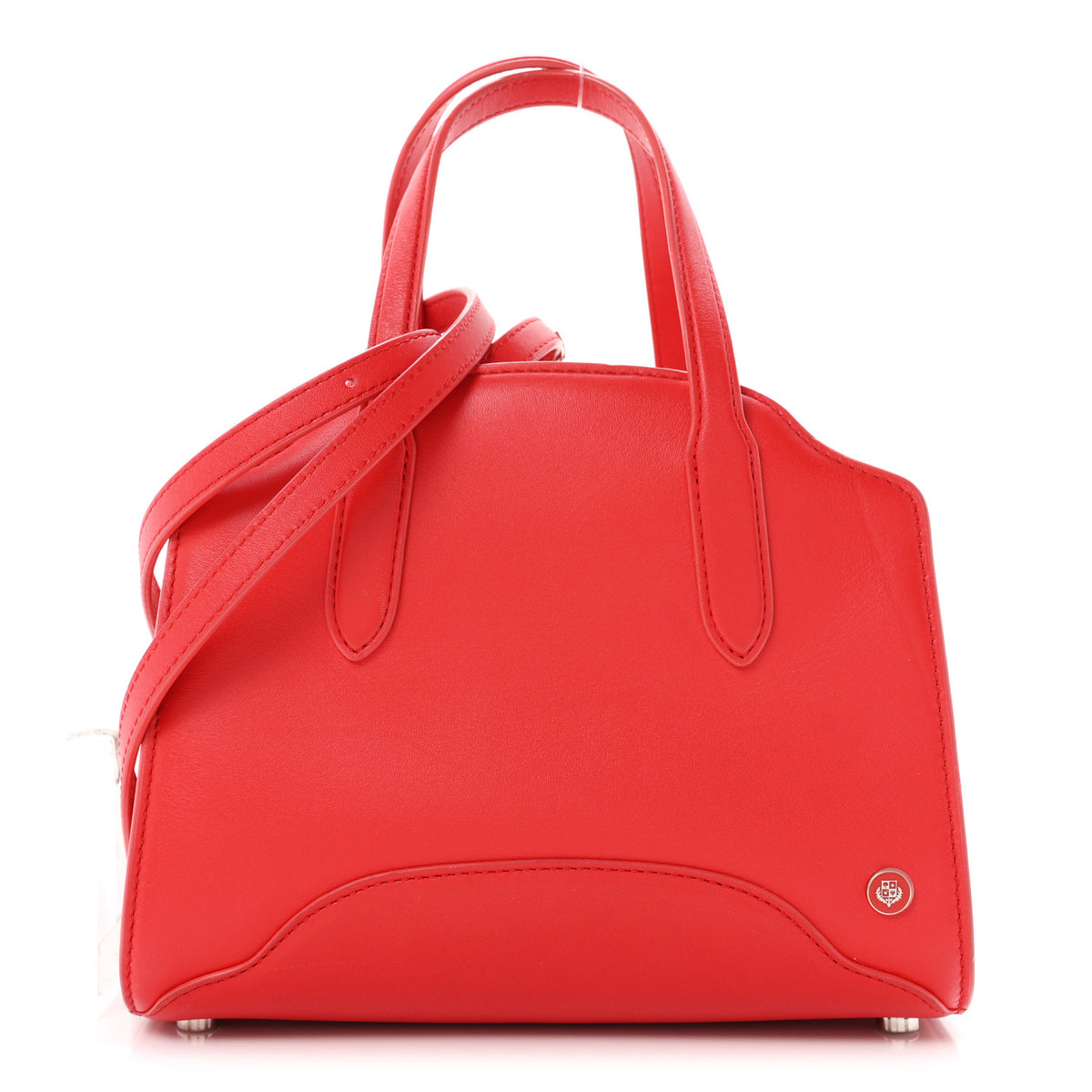 Smooth Calfskin Micro Sesia Fire Red