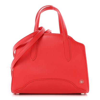 Loro Piana Smooth Calfskin Micro Sesia Fire Red 1 of 9