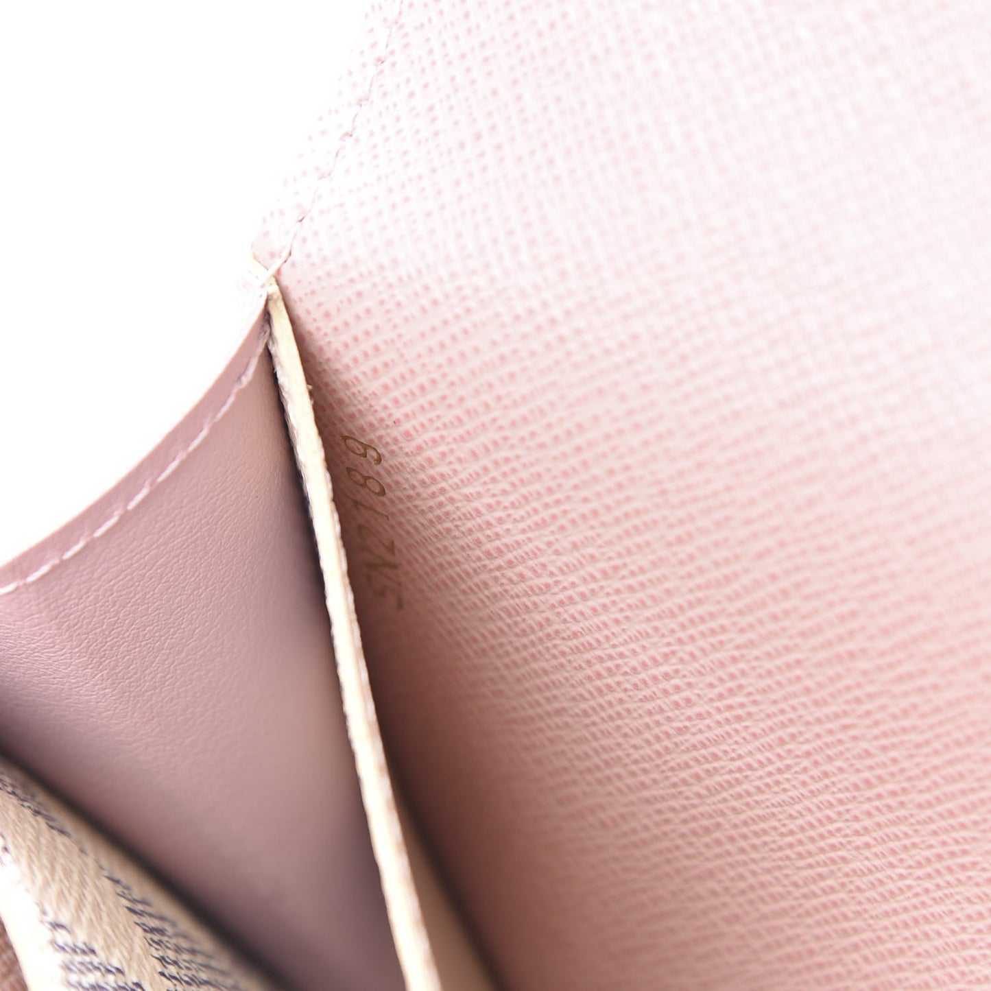 Damier Azur Emilie Wallet Rose Ballerine