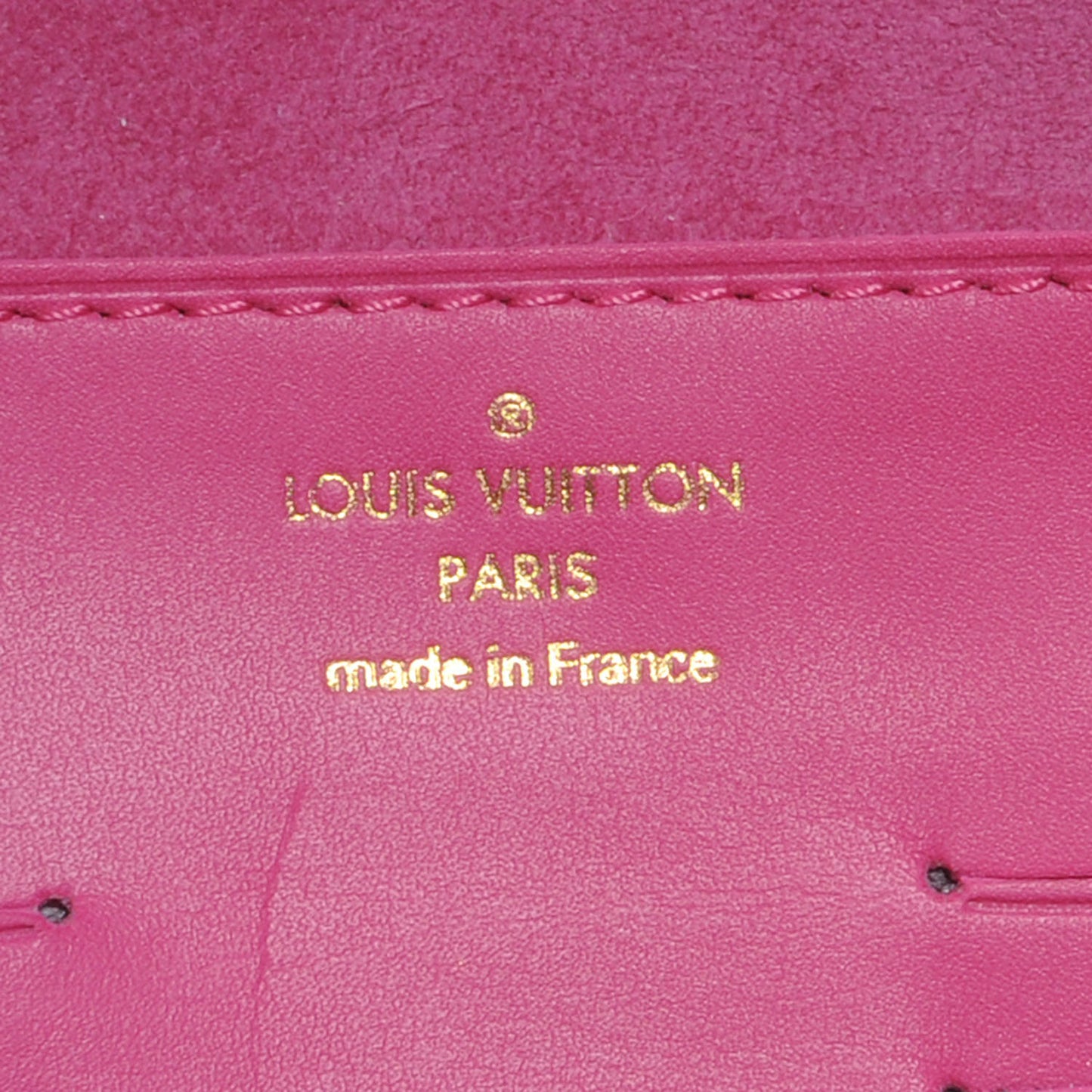 Calfskin Embossed Courtney Pochette Clutch Fuchsia