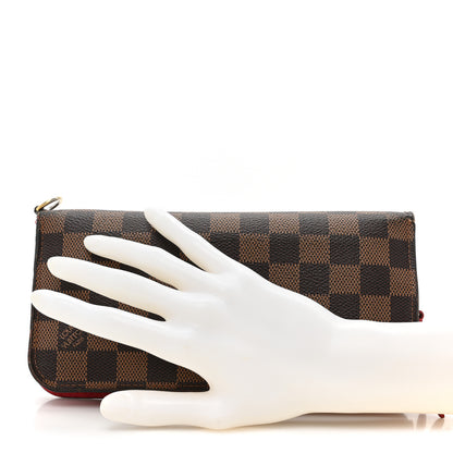 Louis Vuitton Damier Ebene Insolite Wallet Red 2 of 21