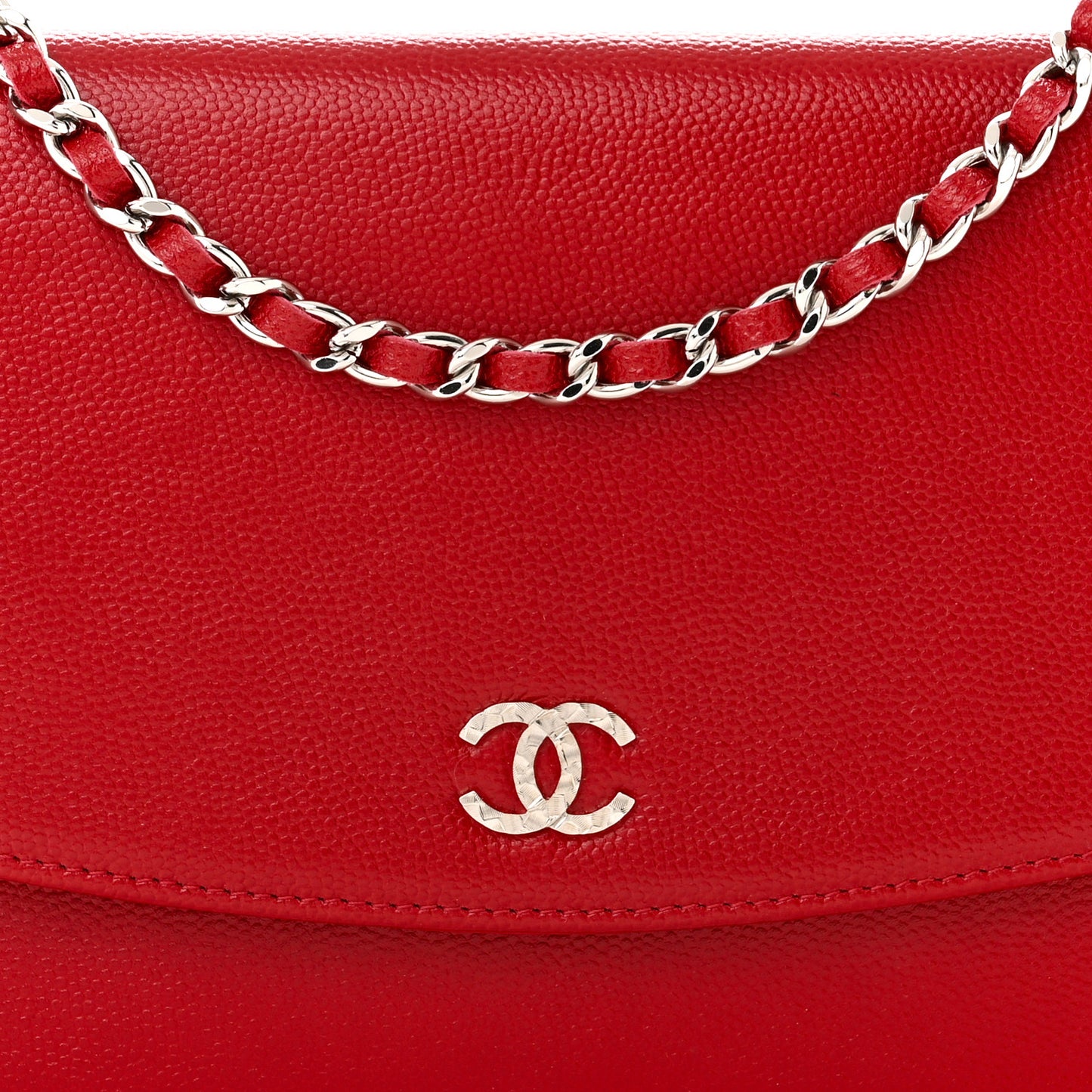 Caviar Sevruga Wallet on Chain WOC Red