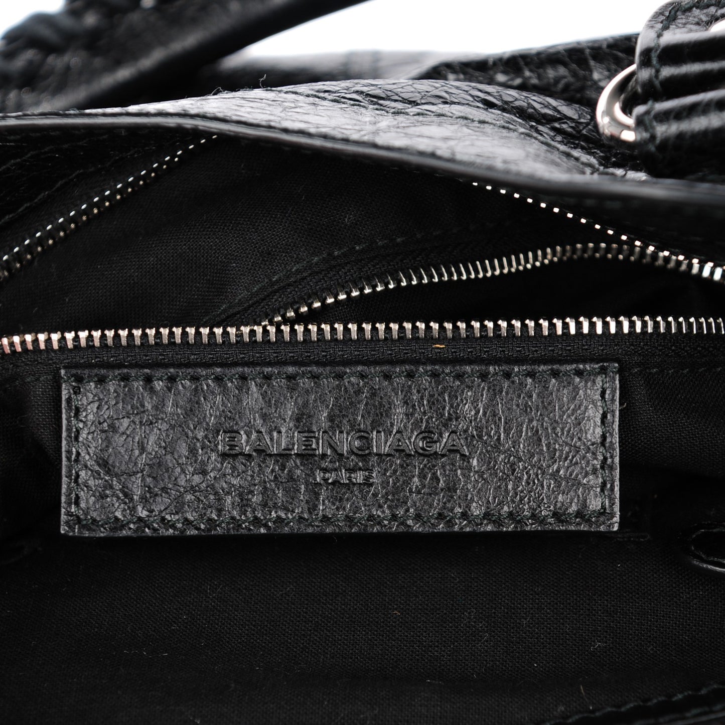 Agneau Giant 12 Silver Hardware Town Black