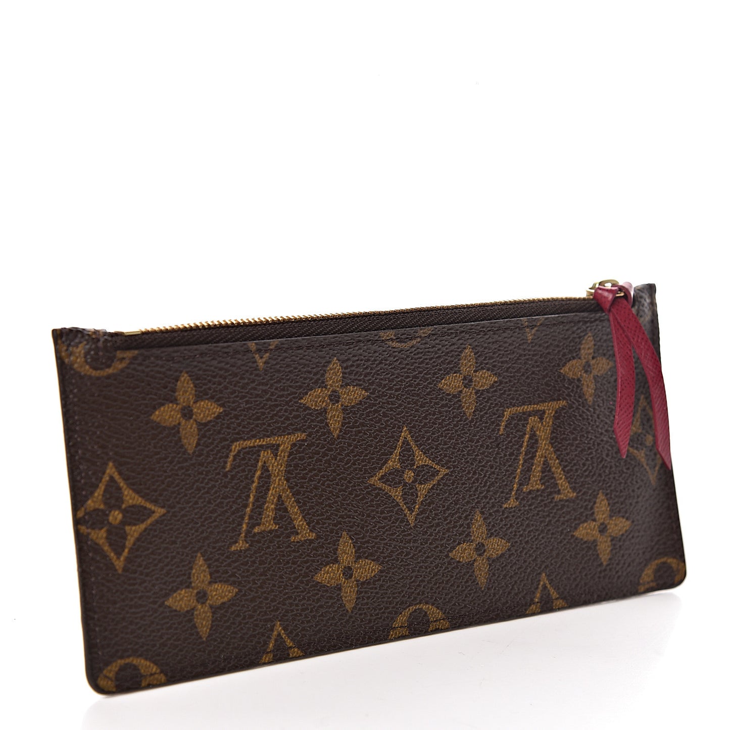 Monogram Josephine Wallet Zippered Insert Fuchsia