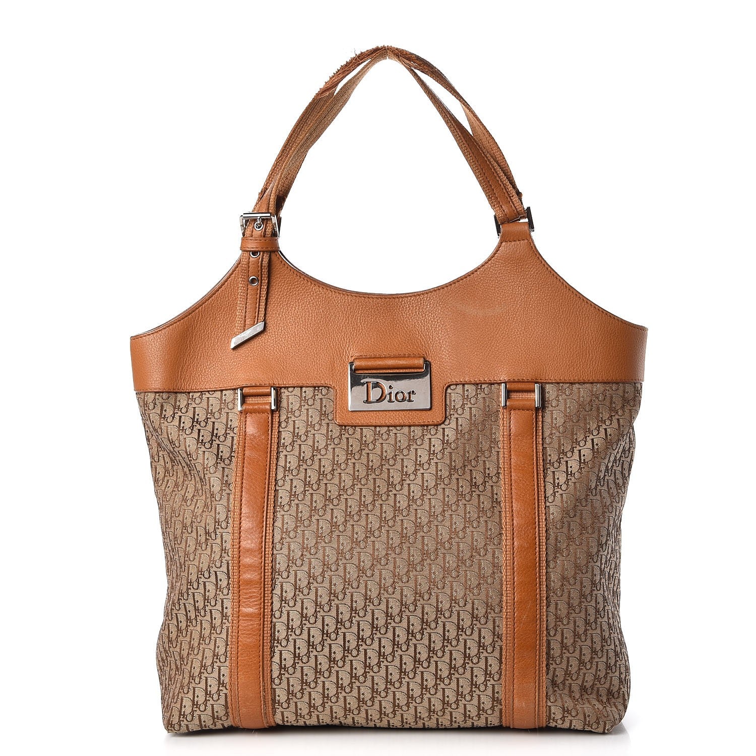 Christian Dior Monogram Tote Tan 1 of 23