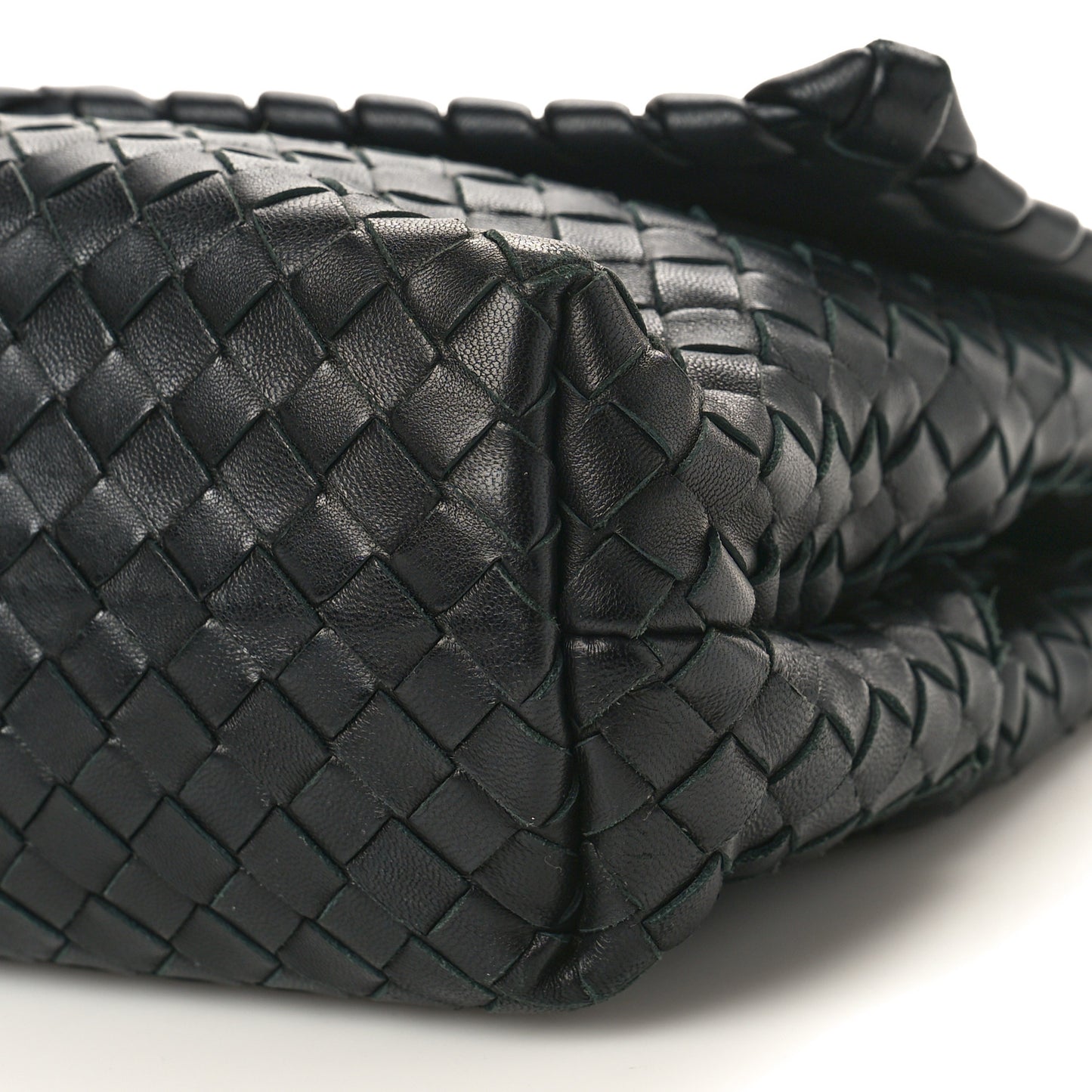 Nappa Intrecciato Small Olimpia Shoulder Bag Black
