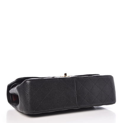 Chanel Caviar Quilted Jumbo Double Flap Black 5 of 8