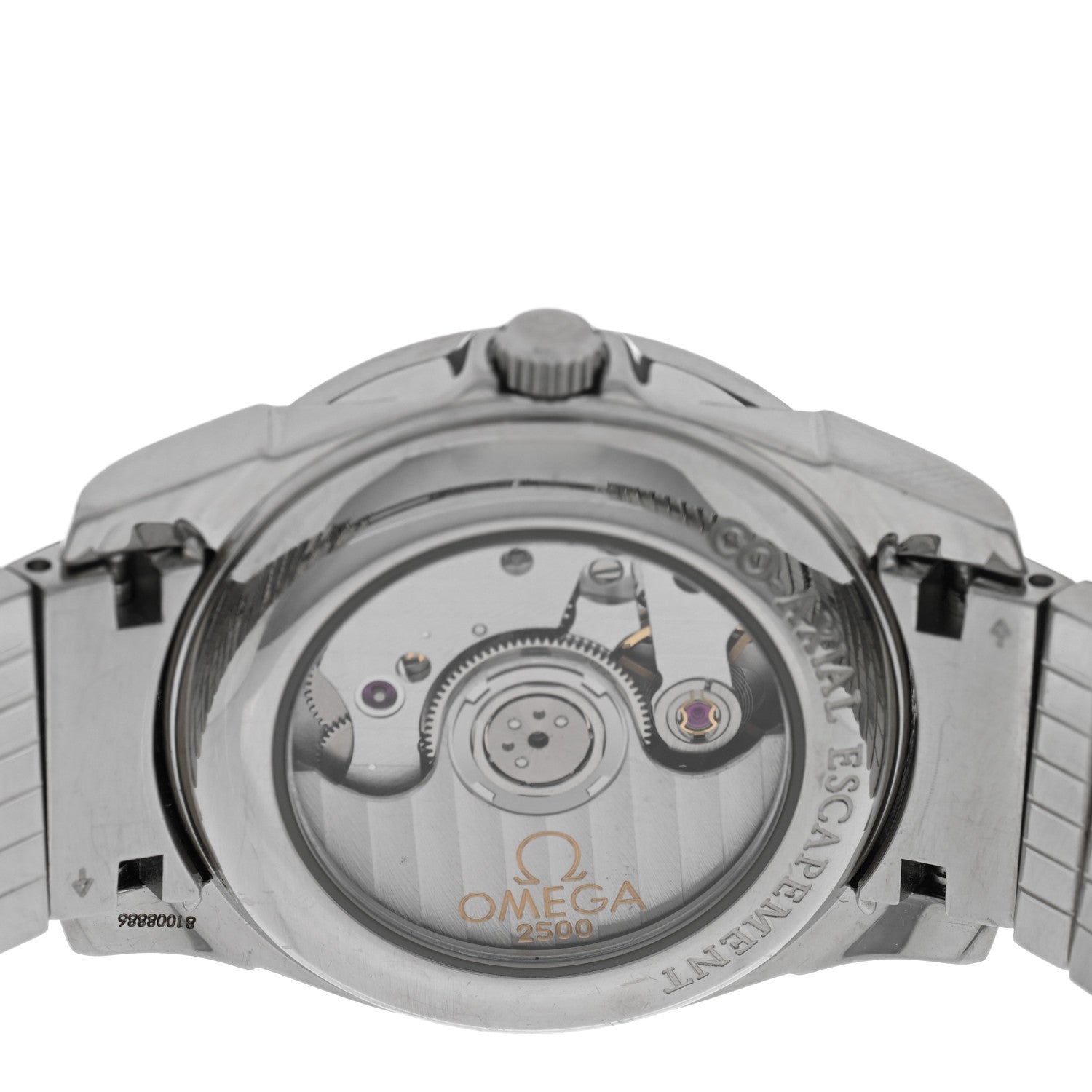 Omega Stainless Steel Diamond Bezel Mother of Pearl 32.5mm De Ville Prestige Automatic Watch 4586.75.00 4 of 4