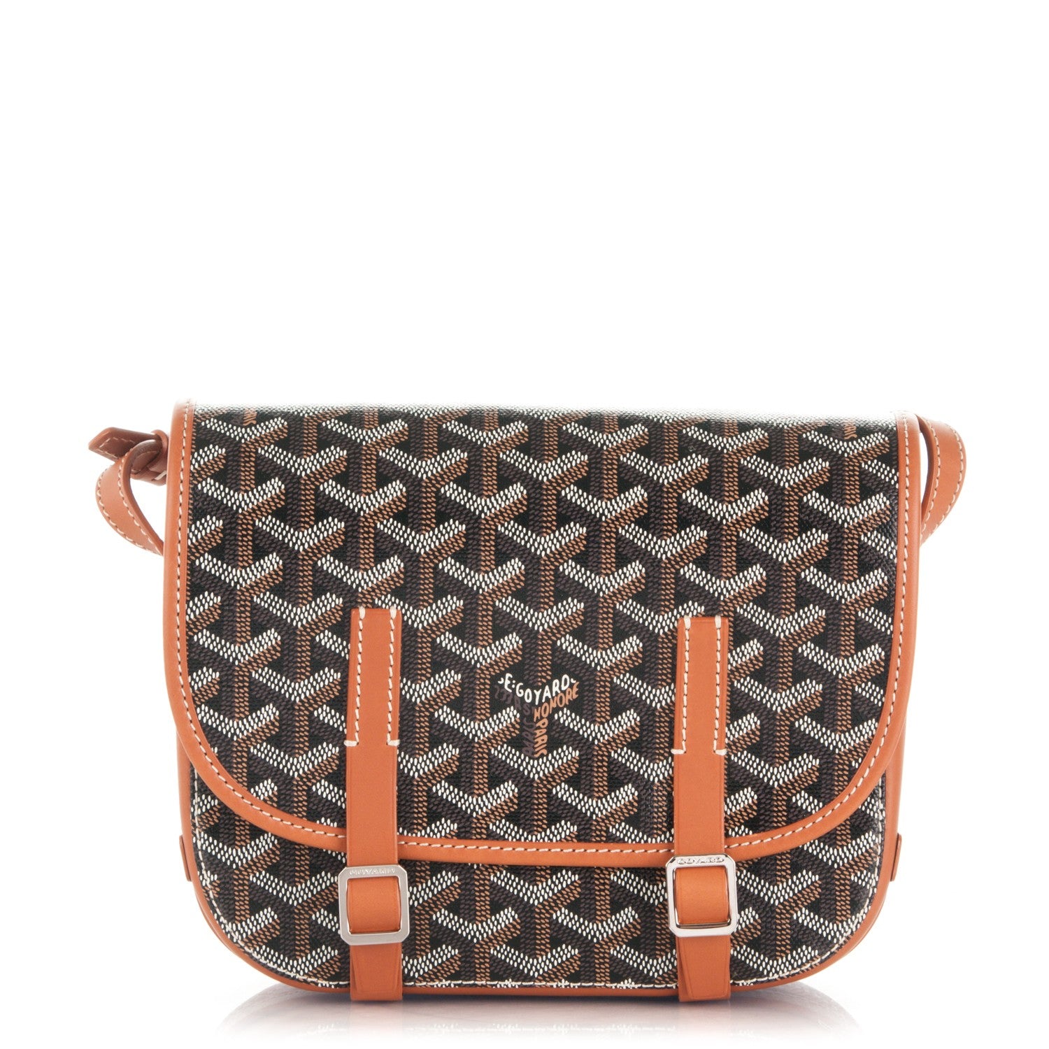 Goyard Goyardine Belvedere PM Messenger Bag Black Gold 1 of 6