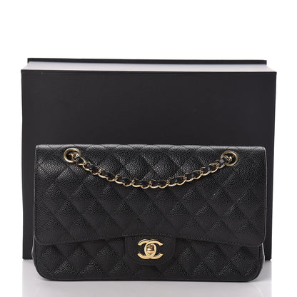 Chanel Caviar Quilted Medium Double Flap Black 11 of 11