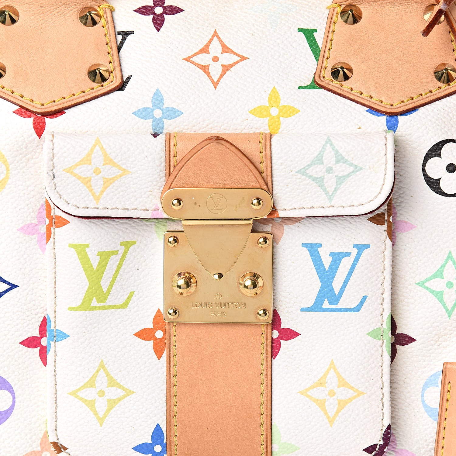 Louis Vuitton Monogram Multicolor Speedy 30 White 11 of 12