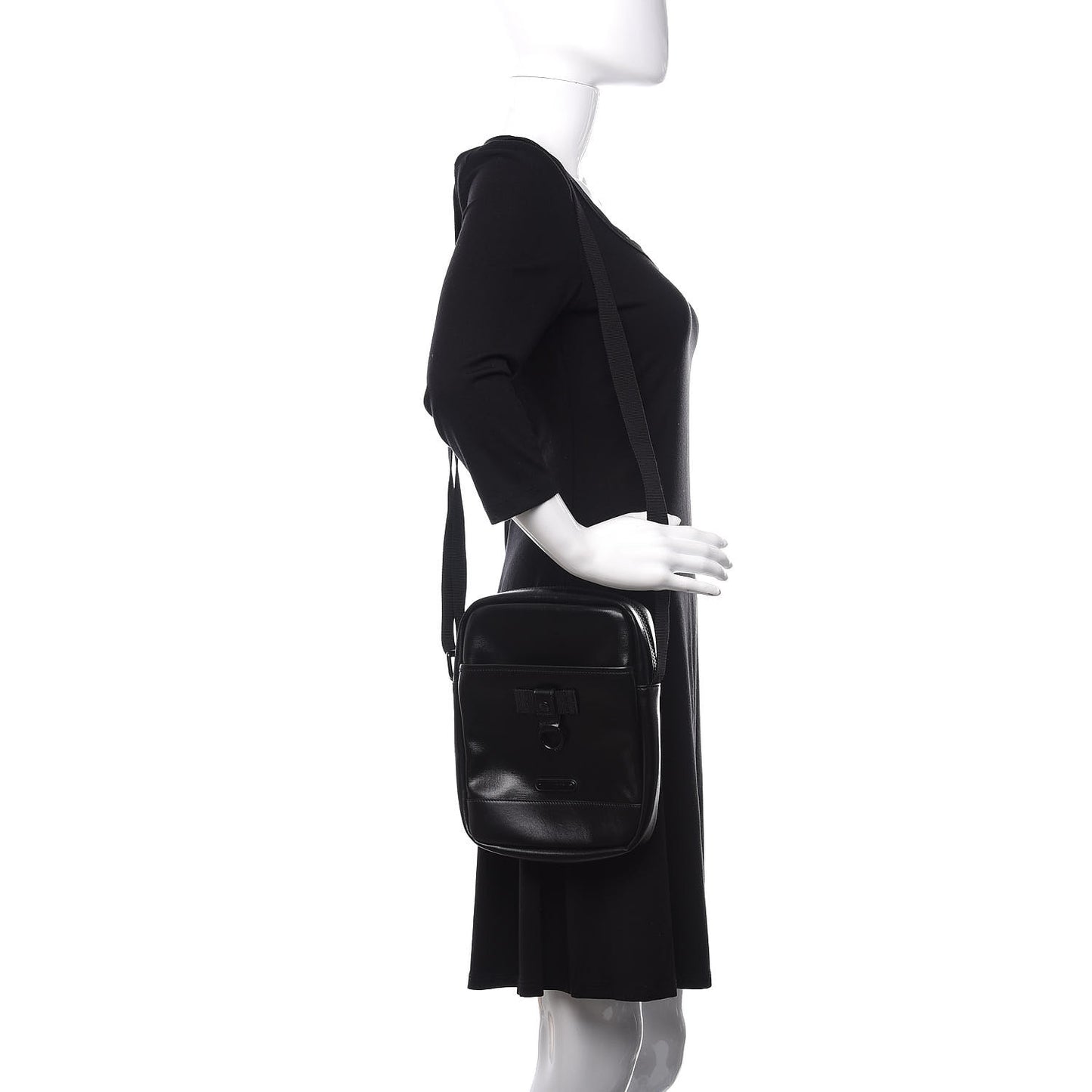 Coated Canvas Rivington Race Pouch Black