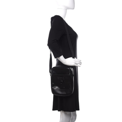 Saint Laurent Coated Canvas Rivington Race Pouch Black 2 of 9