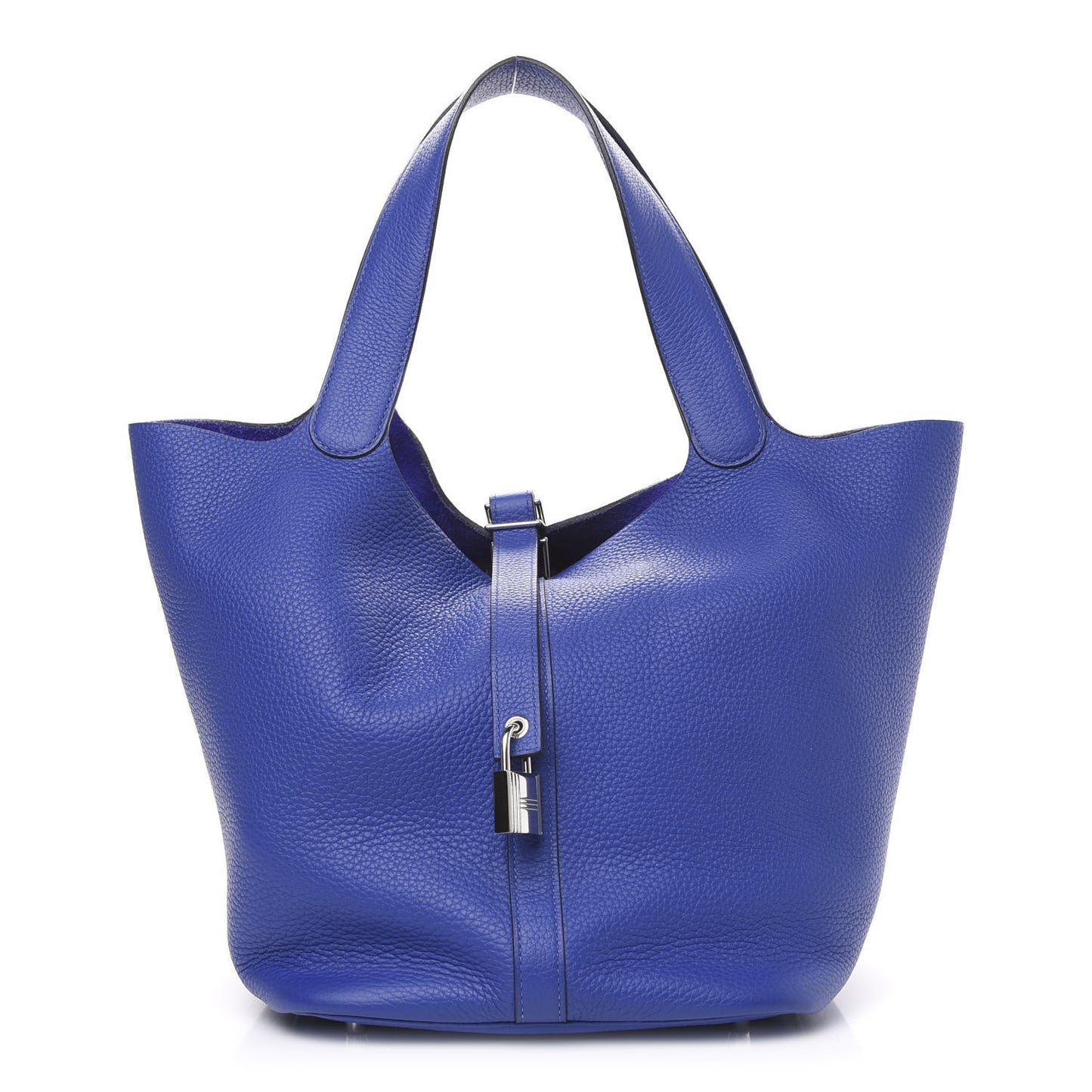 Taurillon Clemence Picotin Lock 26 GM Bleu Electrique