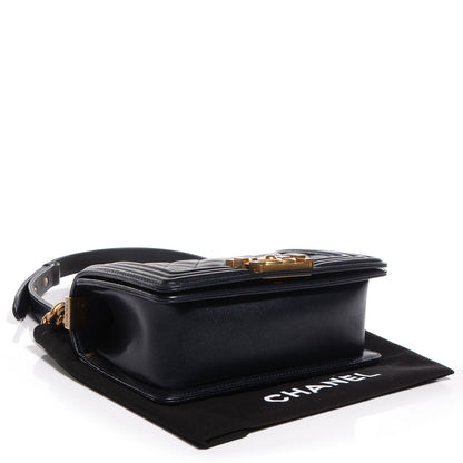 Chanel Lambskin Quilted Small Boy Flap Black 4 of 7