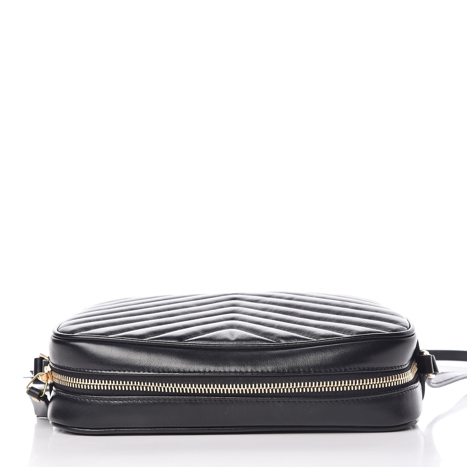 Saint Laurent Calfskin Matelasse Monogram Lou Camera Bag Black 11 of 13