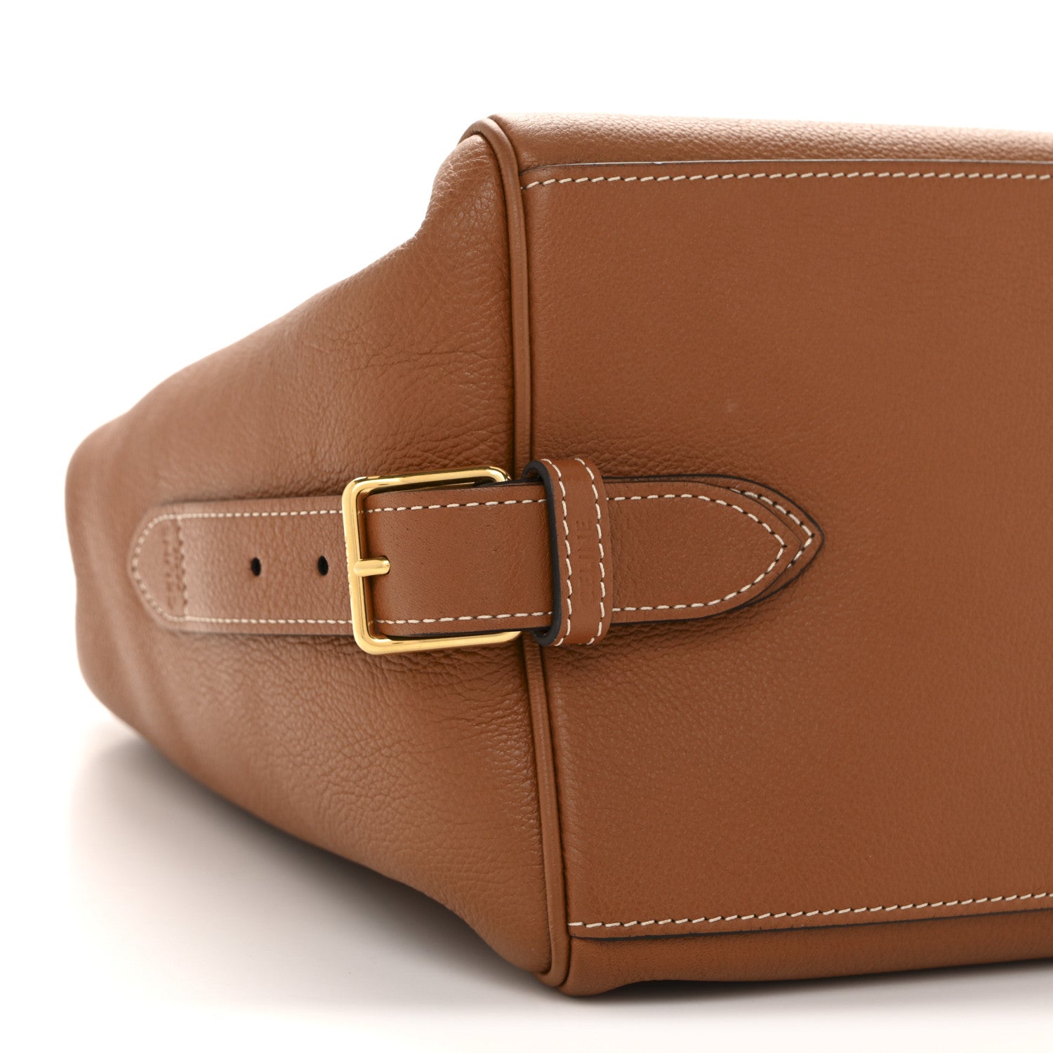 Celine Supple Calfskin Medium Appoline Tan 9 of 13