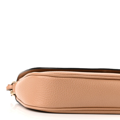 Gucci Pebbled Calfskin Medium Soho Flap Crossbody Camelia 9 of 10