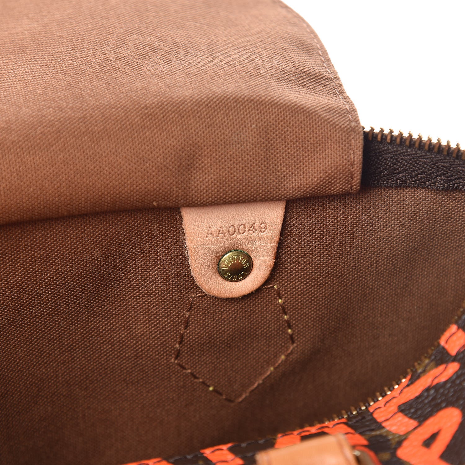 Louis Vuitton Monogram Graffiti Speedy 30 Orange 9 of 13